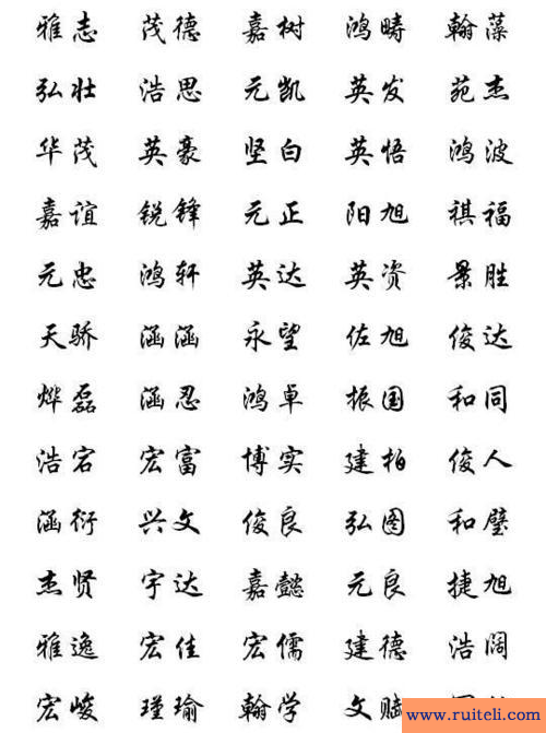 给宝宝取名字大全