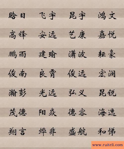 帅气的网络名字