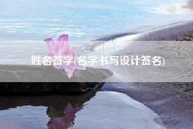 姓名签字(名字书写设计签名)