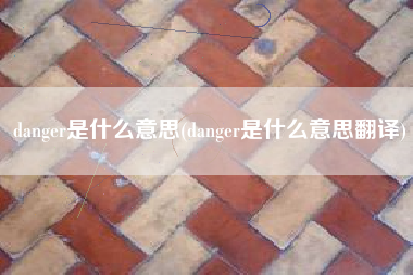 danger是什么意思(danger是什么意思翻译)