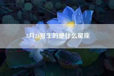 3月24号生的是什么星座