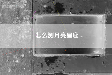 怎么测月亮星座