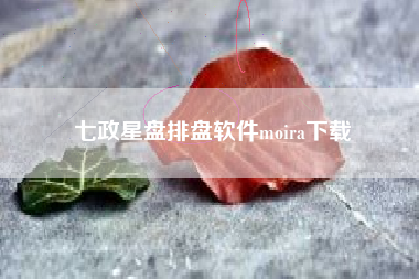 七政星盘排盘软件moira下载