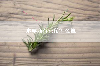 木星所在宫位怎么算