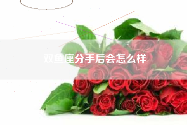 双鱼座分手后会怎么样