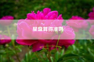 星盘算得准吗