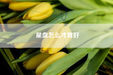 星盘怎么才算好