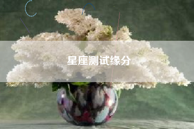 星座测试缘分