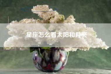 星座怎么看太阳和月亮