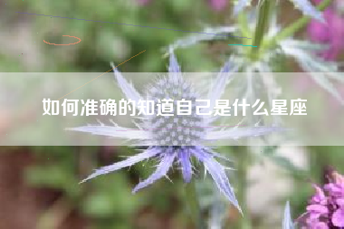 如何准确的知道自己是什么星座