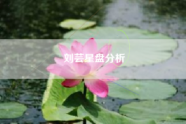 刘芸星盘分析